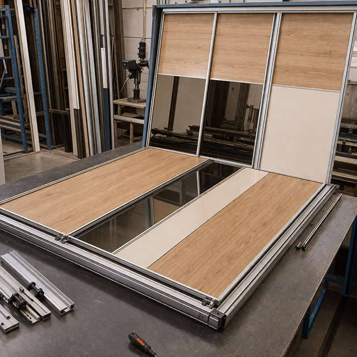 Производство дверей для шкафов-купе